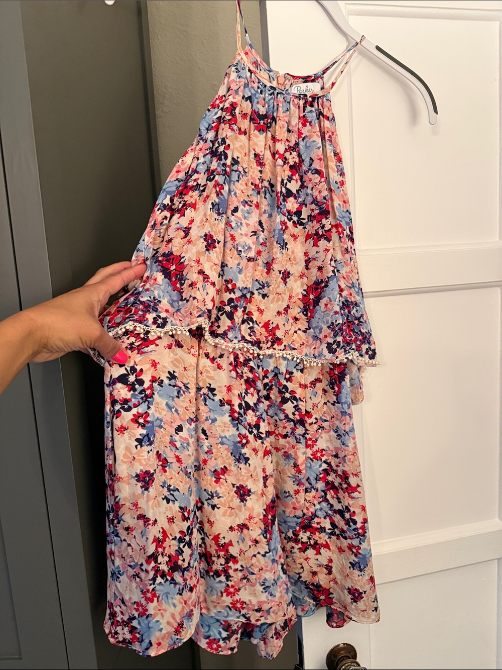 Parker Floral Halter Romper